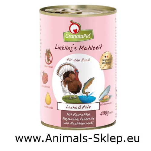 GranataPet Liebling's Mahlzeit Łosoś Indyk 400g