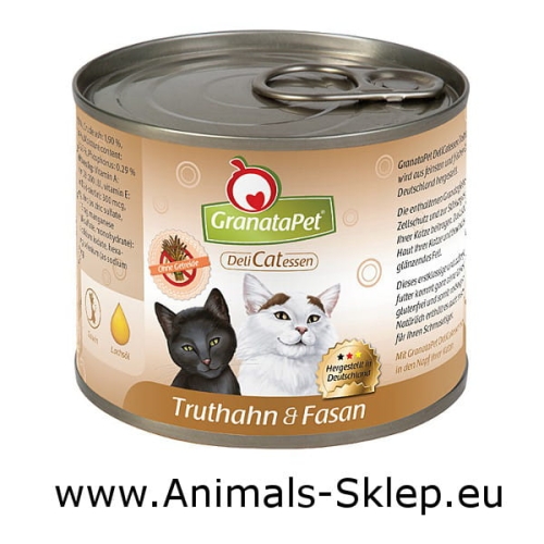 GranataPet DeliCatessen Indyk Bażant 200g
