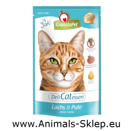 GranataPet DeliCatessen Łosoś Indyk 85g