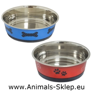 Yarro miska metalowa na grubym dnie guma 14cm 400ml
