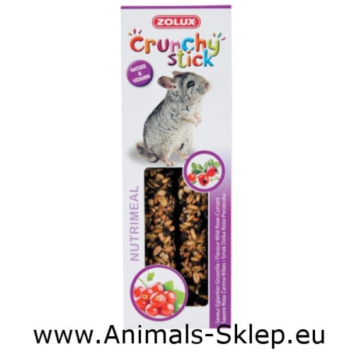 Zolux Crunchy Stick Szynszyla Dzika Róża Porzeczka 115g