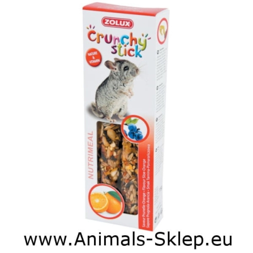 Zolux Crunchy Stick Szynszyla Tarnina Pomarańcza 115g