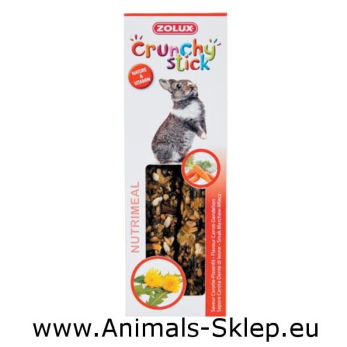 Zolux Crunchy Stick Królik Marchew Mlecz 115g