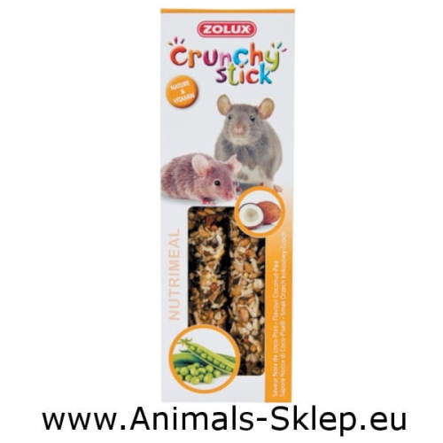 Zolux Crunchy Stick Szczur Mysz Orzech Kokosowy Groch 115g