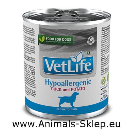 Farmina Vet Life Hypoallergenic Duck & Potato puszka 300g