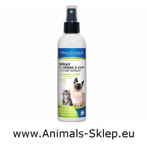 Francodex Spray z kocimiętką zachecający dla kotów i kociąt 200ml