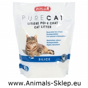 Zolux Purecat silikonowy naturalny 8l