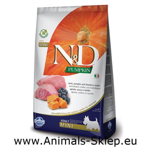 Farmina ND Low Grain Adult mini jagnię dynia 7kg