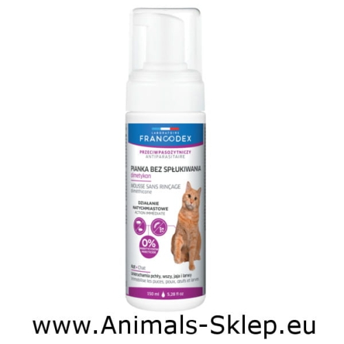 Francodex pianka przeciw pchłom i kleszczom dla kota 150ml