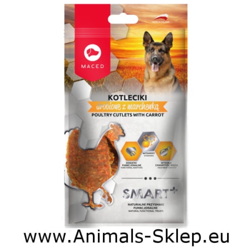 Maced Smart+ kotleciki drobiowe z marchewką 100g