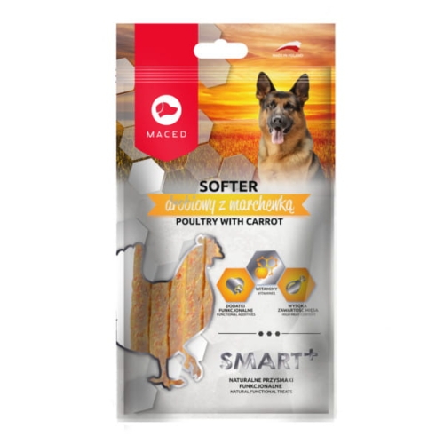 Maced Smart+ Softer drobiowy z marchewką 90g