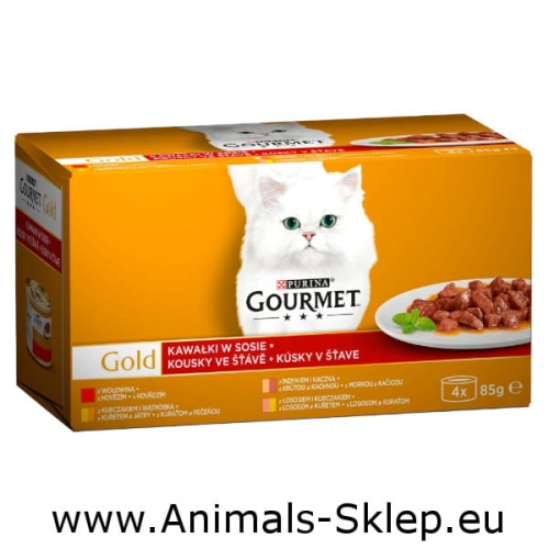 Gourmet Gold kawałki w sosie 4x85g
