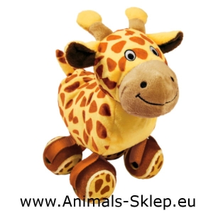 Kong Tennishoes Giraffe S żyrafa zabawka piszcząca
