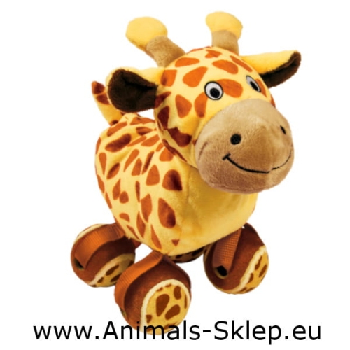 Kong Tennishoes Giraffe S żyrafa zabawka piszcząca