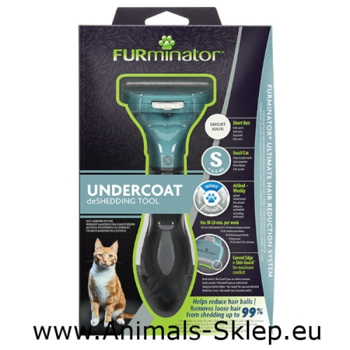 Furminator dla kotów krótkowłosych S