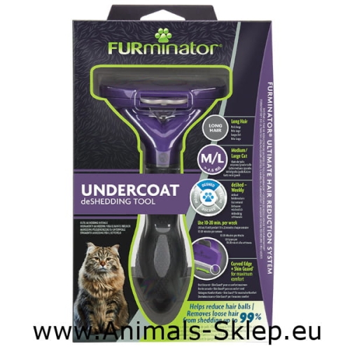 Furminator dla kotów długowłosych M/L