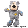 Kong Knots Wiild Bear S/M miś piszczący z węzłami szary