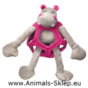 Kong Puzzlements Hippo S Hipopotam zabawka piszcząca
