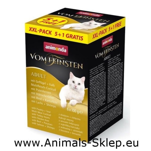 Animonda Vom Feinsten XXL szalka 100g 5+1