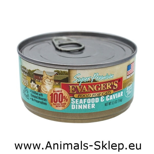 Evanger's Gold Łosoś i Kawior dla Kota 156g