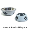 Yarro miska metalowa na gumie łapka 14,5cm