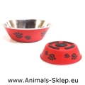 Yarro miska metalowa na gumie łapka 16,5cm
