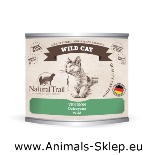 Natural Trail Wild dziczyzna dla kota 200g