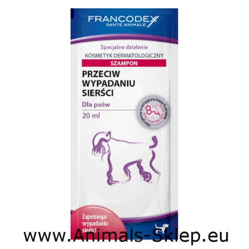 Francodex szampon przeciw wypadaniu sierści 20ml