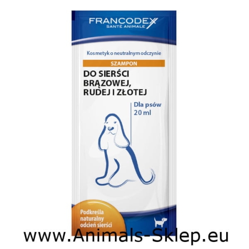 Francodex szampon do brązowej sierści 20ml