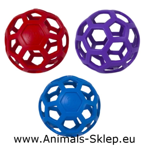 JW piłka ażurowa Hol-ee roler Medium 11,5cm trójpak
