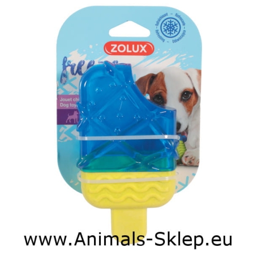 Zolux Freeze lód na patyku zabawka chłodząca TPR dla psa 14cm