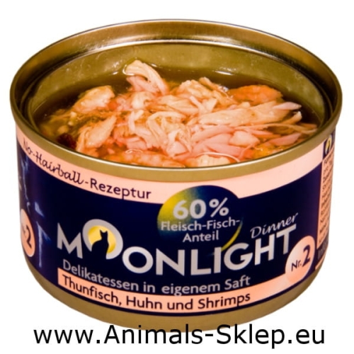 Moonlight Dinner Nr2 tuńczyk kurczak krewetki 80g