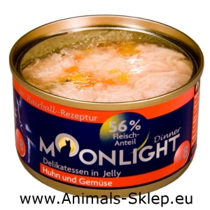 Moonlight Dinner Nr8 kurczak i warzywa w galarecie 80g