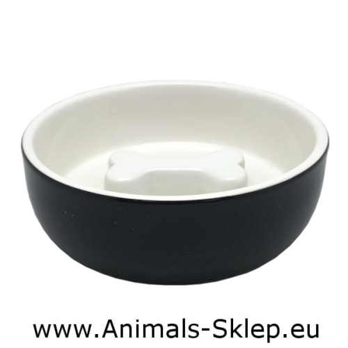Yarro miska ceramiczna spowalniająca jedzenie Kostka 13,5cm