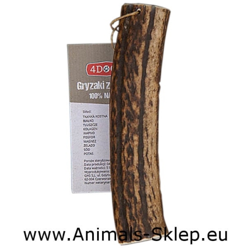 4DOGS Gryzak z poroża hard L hand made