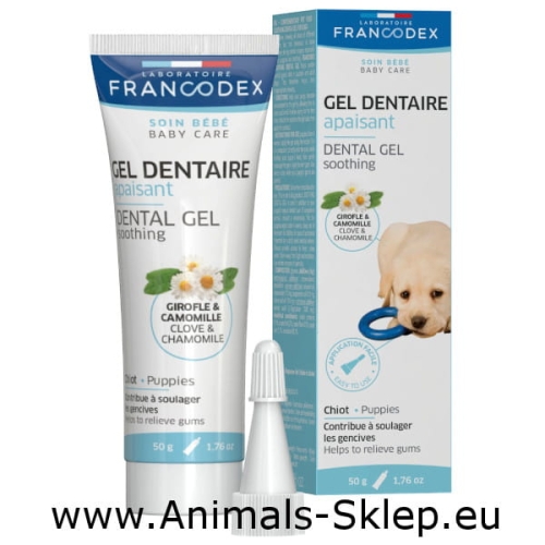 Francodex Łagodzący żel dentystyczny dla szczeniąt 50g