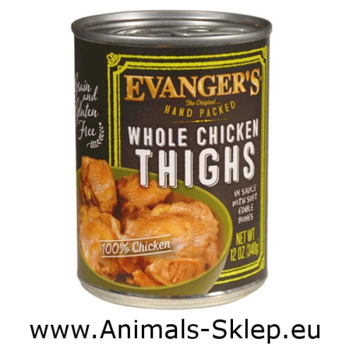Evanger's Hand Packed Udka z kurczaka 340g