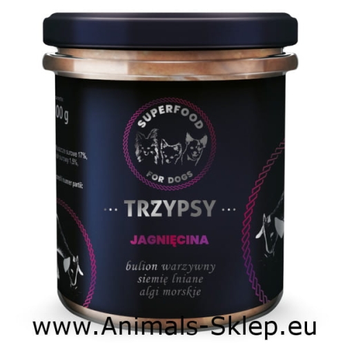 Happy Snacky TrzyPsy wieprzowina z jagnięciną słoik 300g