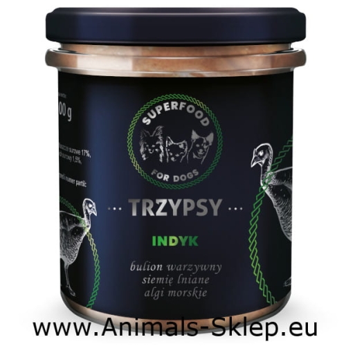 Happy Snacky TrzyPsy wieprzowina z indykiem słoik 300g