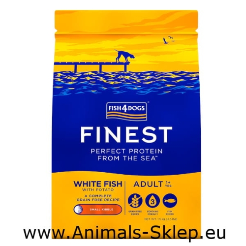 Fish4Dogs Finest Ocean White Adult Small 1,5kg