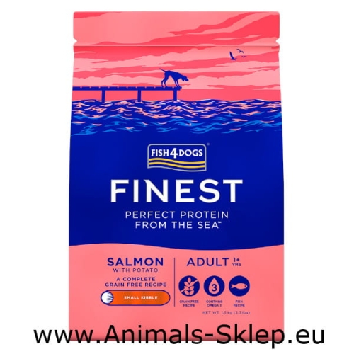Fish4Dogs Finest Salmon Adult Small 1,5kg