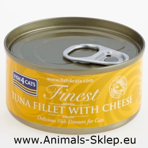 Fish4Cats Filety Tuńczyka z Serem 70g