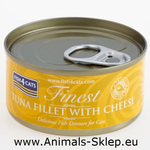 Fish4Cats Filety Tuńczyka z Serem 70g