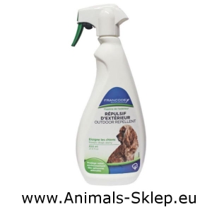 Francodex spray odstraszający przeciw znaczeniu terenu przez psa na zewnątrz 650ml