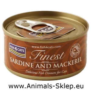 Fish4Cats Filety Sardynka i Makrela 70g