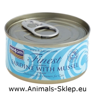 Fish4Cats Sardynka z Omułkiem Zielonowargowym 70g