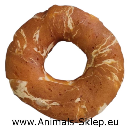 Happy Snacky ring wołowy z łososiem i dorszem 125g 10cm