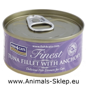 Fish4Cats Filety Tuńczyka z Anchois 70g