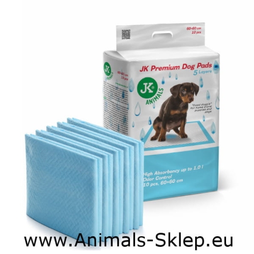 JK Animals Maty do nauki czystości 60x60cm 10szt
