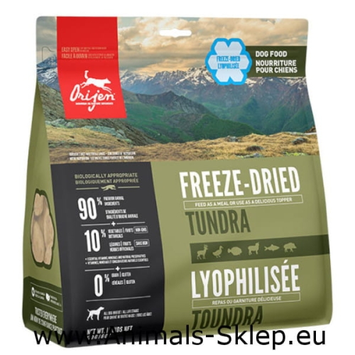 Orijen Freeze-Dried Tundra Dog karma liofilizowana 170g
